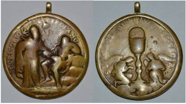 Medalla de San Gregorio y San Jerónimo / Santa Rita de Casia Download